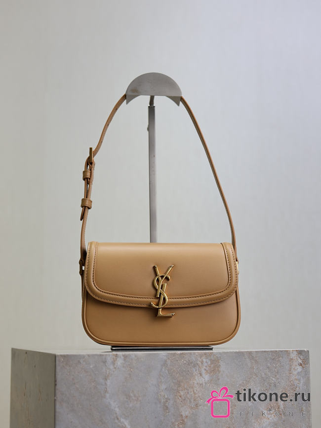 YSL Solferino Mini In Box Saint Laurent Beige - 19x12x7.5cm - 1