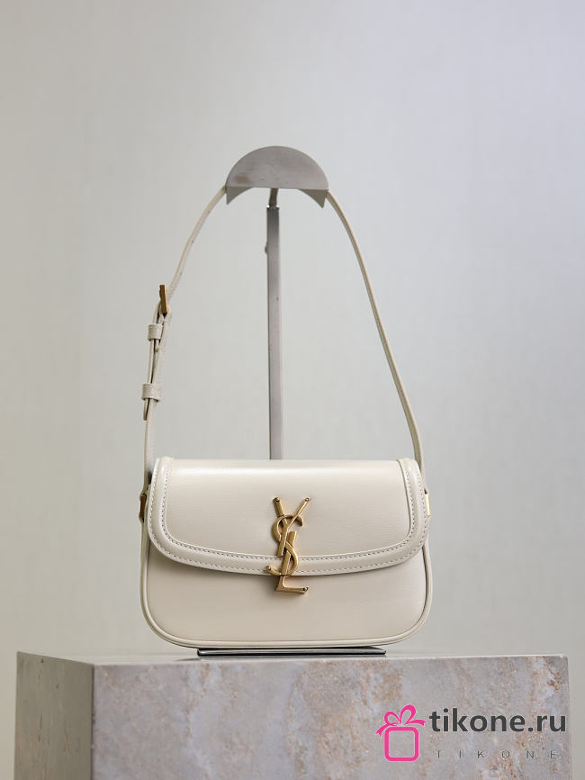 YSL Solferino Mini In Box Saint Laurent White - 19x12x7.5cm - 1