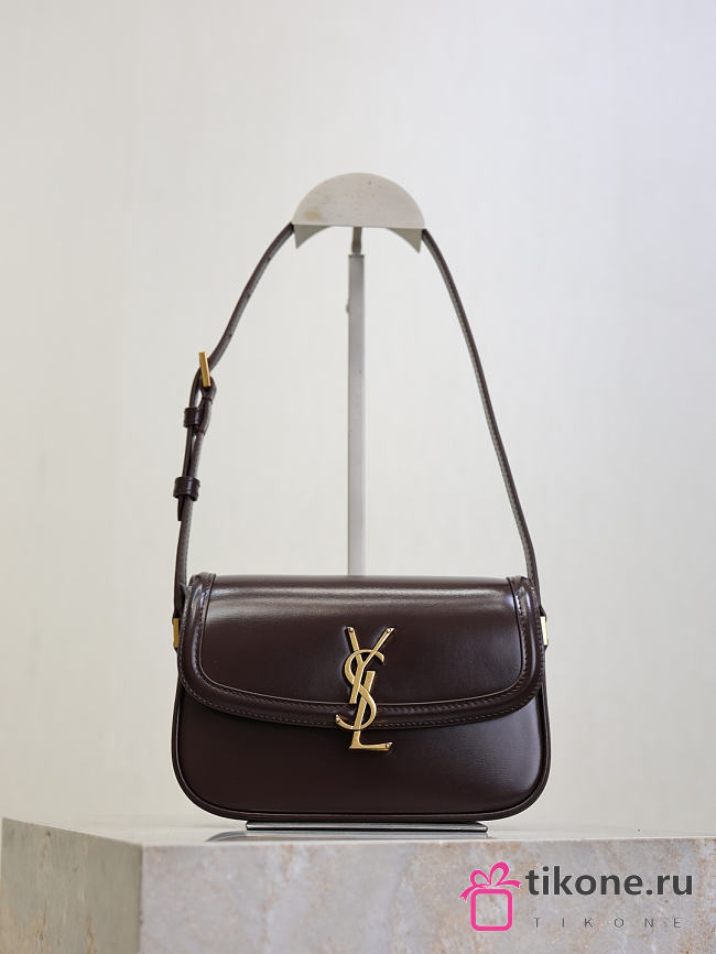 YSL Solferino Mini In Box Saint Laurent Brown - 19x12x7.5cm - 1