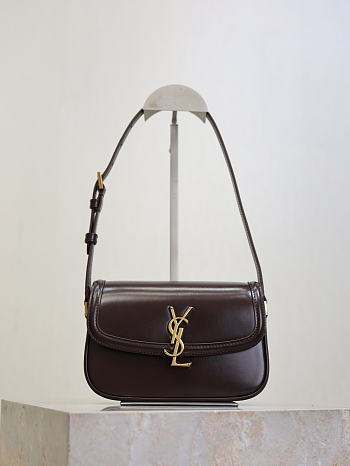 YSL Solferino Mini In Box Saint Laurent Brown - 19x12x7.5cm
