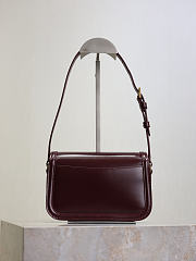 YSL Solferino Mini In Box Saint Laurent Burgundy - 19x12x7.5cm - 4