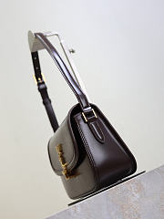 YSL Solferino Small In Box Saint Laurent Brown - 24.5x15x8.5cm - 2