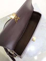 YSL Solferino Small In Box Saint Laurent Brown - 24.5x15x8.5cm - 4