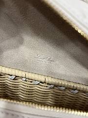 Loro Piana Extra Bag L23 Ostrich Leather Malt/Yerba Mate/Sun Gold (B6WI) - 23x12x7cm - 2