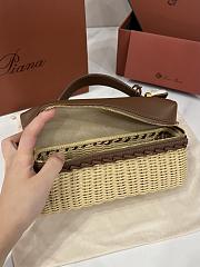 Loro Piana Extra Bag L23 Calfskin Dark Brown - 23x12x7cm - 3