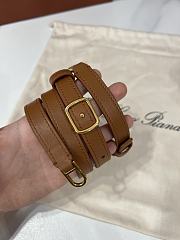 Loro Piana Extra Bag L23 Calfskin Camel - 23x12x7cm - 6