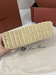 Loro Piana Extra Bag L23 Calfskin Gray - 23x12x7cm - 6