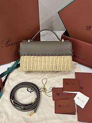 Loro Piana Extra Bag L23 Calfskin Gray - 23x12x7cm - 5