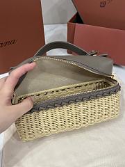 Loro Piana Extra Bag L23 Calfskin Gray - 23x12x7cm - 4