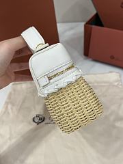 Loro Piana Extra Bag L23 Calfskin White - 23x12x7cm - 6