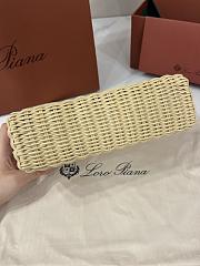 Loro Piana Extra Bag L23 Calfskin White - 23x12x7cm - 3