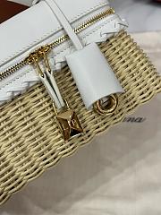 Loro Piana Extra Bag L23 Calfskin White - 23x12x7cm - 2