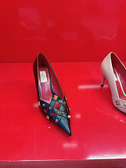 Valentino Studdy Kidskin Pumps Black 100mm - 5