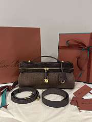 Loro Extra Softy Bag L29 Silk Copper Grove/Dark Chocolate Licorice/Gold Fish (B6P5) - 29x12x12.5cm - 1