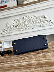 Hermes Kelly 25 Epsom Leather Gold Hardware Navy - 25x18x10cm - 3