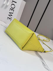 Loewe Cala Mini Bag in Mellow Nappa Lambskin Lemon/Soft White - 26x13x10cm - 5