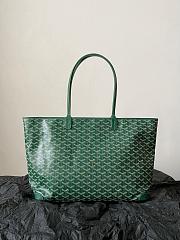Goyard Artois MM bag Stripes and Initials Green - 50x17x30cm - 3