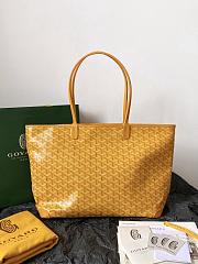 Goyard Artois MM bag Stripes and Initials Yellow - 50x17x30cm - 1