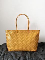 Goyard Artois MM bag Stripes and Initials Yellow - 50x17x30cm - 4