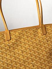 Goyard Artois MM bag Stripes and Initials Yellow - 50x17x30cm - 6