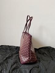 Goyard Artois PM bag Stripes and Initials Burgundy - 34x15x28cm - 4
