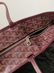 Goyard Artois MM bag Stripes and Initials Burgundy - 50x17x30cm - 4