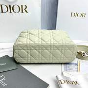 Small Dior Toujours Hobo Bag Soupir Green Cannage Lambskin - 22.5x14x7.5cm - 6