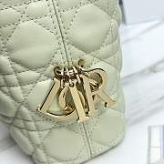 Small Dior Toujours Hobo Bag Soupir Green Cannage Lambskin - 22.5x14x7.5cm - 4