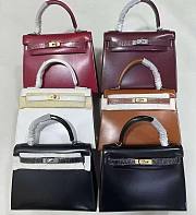 SALE Hermes Kelly 25/28 Box Leather - 1