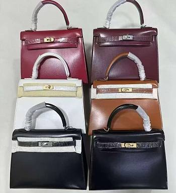SALE Hermes Kelly 25/28 Box Leather