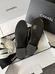 Chanel Slingbacks Crumpled Shiny Lambskin Black G47397 - 3