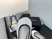 Chanel Slingbacks Lambskin & Patent Calfskin White & Black 85mm G47647 - 2