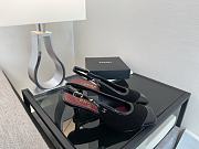 Chanel Slingbacks Suede Kidskin & Patent Calfskin Black 85mm G47647 - 3