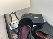 Chanel Slingbacks Suede Kidskin & Patent Calfskin Black 85mm G47647 - 2