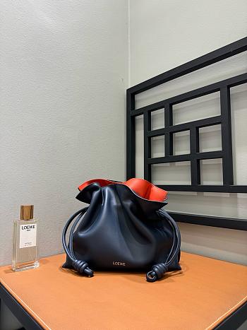Loewe Medium Layered Flamenco Clutch in Nappa Calfskin Multicolor Deep Navy - 30x10.5x24.5cm