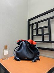 Loewe Medium Layered Flamenco Clutch in Nappa Calfskin Multicolor Deep Navy - 30x10.5x24.5cm - 4