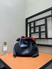 Loewe Medium Layered Flamenco Clutch in Nappa Calfskin Multicolor Deep Navy - 30x10.5x24.5cm - 2