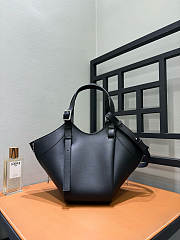 Loewe Hammock Flip Bag In Classic Calfskin Black - 22.5x21x15cm - 5