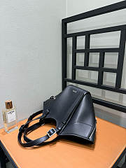 Loewe Hammock Flip Bag In Classic Calfskin Black - 22.5x21x15cm - 4