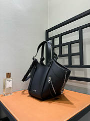 Loewe Hammock Flip Bag In Classic Calfskin Black - 22.5x21x15cm - 3
