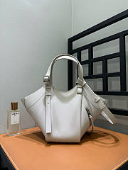 Loewe Hammock Flip Bag In Classic Calfskin Light Ghost - 22.5x21x15cm - 1