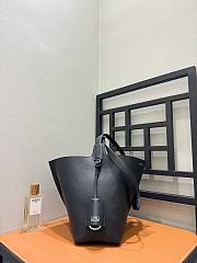 Loewe Medium Bilbao Bucket In Smooth Calfskin Black - 26x25x13cm - 3