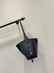 Loewe Medium Bilbao Bucket In Smooth Calfskin Black - 26x25x13cm - 6