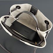  Bottega Veneta Andiamo in Natural/Espresso - 32x25x11cm - 6