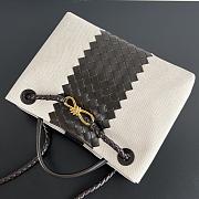  Bottega Veneta Andiamo in Natural/Espresso - 32x25x11cm - 4
