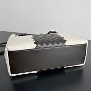  Bottega Veneta Andiamo in Natural/Espresso - 32x25x11cm - 3