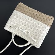 Bottega Veneta Small Andiamo Alabaster/Ecru - 25x20x10cm - 3