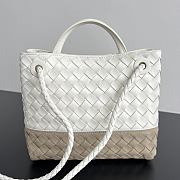 Bottega Veneta Small Andiamo Alabaster/Ecru - 25x20x10cm - 4
