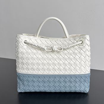 Bottega Veneta Small Andiamo Alabaster/Mineral - 25x20x10cm