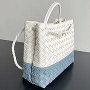 Bottega Veneta Small Andiamo Alabaster/Mineral - 25x20x10cm - 5